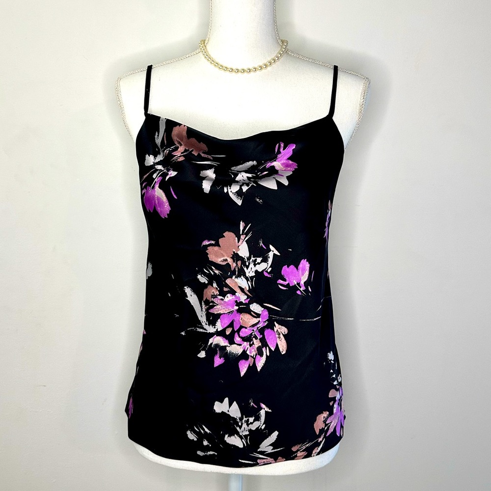 Worthington XS dressy floral spaghetti strap tank